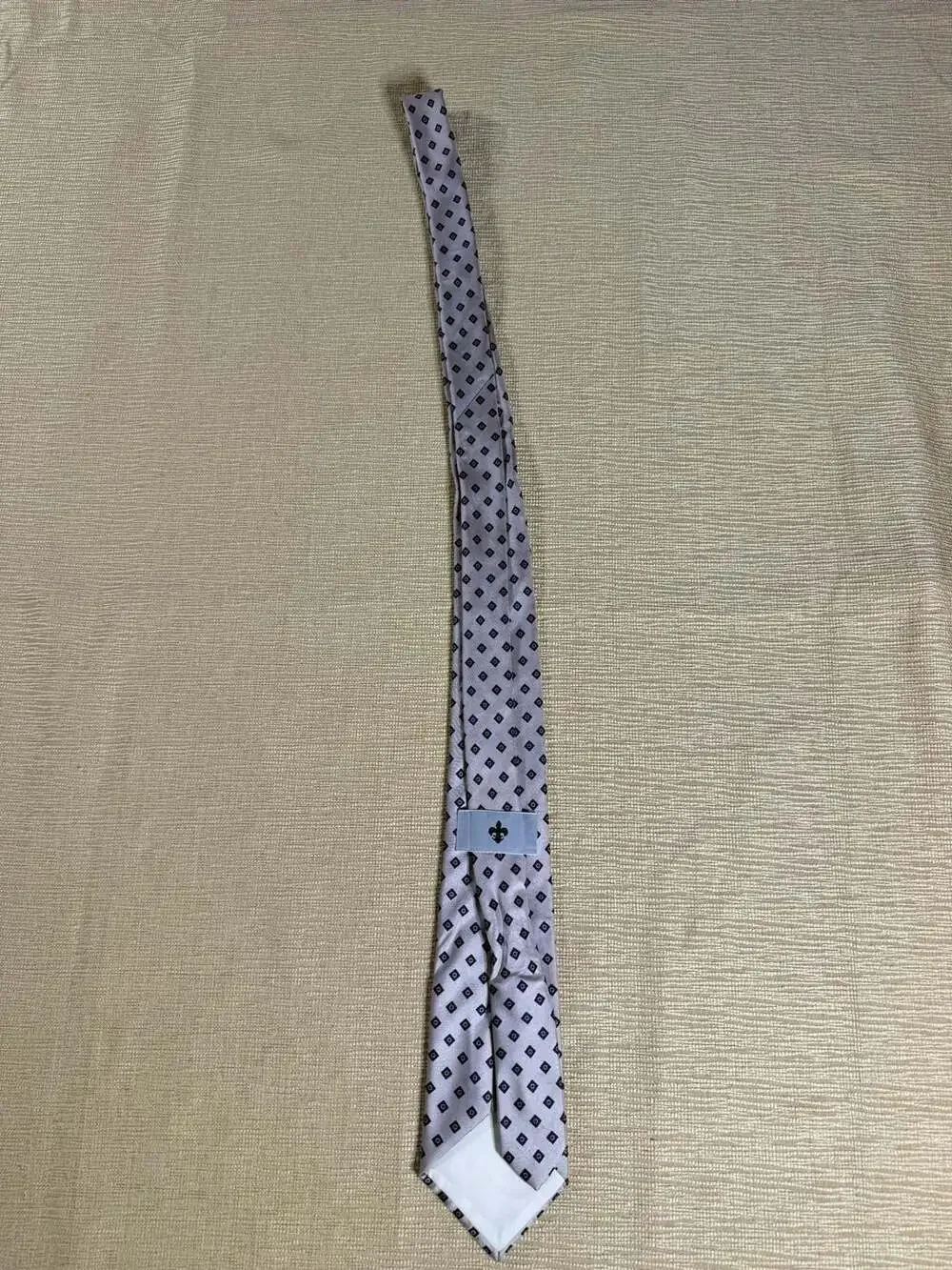 Men’s Necktie Lot of 5 Geometric Stripe Medallion Brown Red Gold Dress Ties